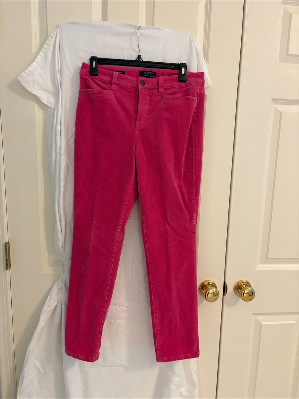 Talbots Hot Pink Corduroy Skinny Jeans - Women's